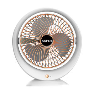 High-Speed Portable Fan - 3-Gear USB Desk Fan With 8H Runtime 360° Airflow & Low Noise For Office/HDB