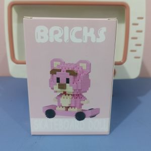 Mainan Balok Susun Labubu Blok Bangunan DIY 3D Puzzle Nano Block Mini Bricks Sanrio