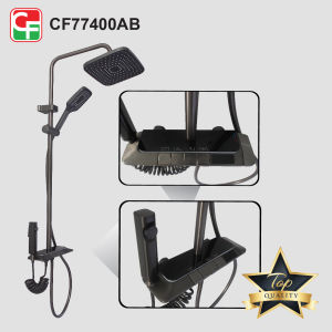 Shower Mandi Tiang Set Keran Panas Dingin Digital Led Suhu Carlo Fiotini CF77400