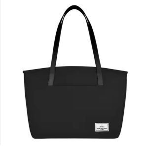 wiwu Ora Tote Womens Fashion Laptop Bag Waterproof Polyester Front Pocket Magnet Stylish Handbag Ladies Zippe
