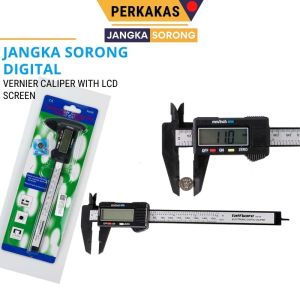Jangka Sorong Digital Layar LCD / Sigmat Digital Pengukur Panjang benda / Sigmat Digital 100% Akurat / Caliper Digital / Alat Ukur Jangka Sorong / Jangka Sorong Digital Mitutoyo / Jangka Sorong Digital Tekiro / Jangka Sorong Digital Murah / Jangka Besi