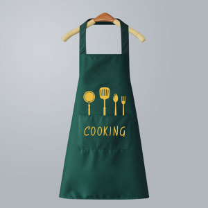 ผ้ากันเปื้อนทำอาหารpvc กันน้ํา กันน้ำมัน สำหรับร้านอาหรา ร้านกาแฟ สไตส์เกาหลี สามสี