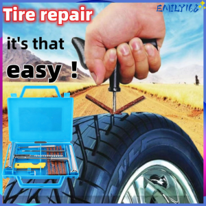 Emergency heavy tire (7) tire diagnostic puncture repair kit for long distance travel outdoor adventure outdoor car motorcycle truck MTB bike tractor CRV SUV ATV