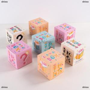 [COD] shiou 10pcs bất ngờ mù hộp rỗng hộp Nhà cung cấp đường phố chợ đêm phim hoạt hình bao bì may mắn rút ra gói quà tặng