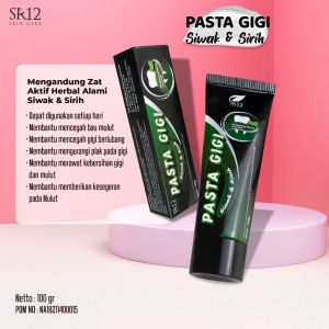 Pasta Gigi Siwak & Sirih SR12: Solusi Odol Gigi Sensitif, Gigi Berlubang & Bau Mulut