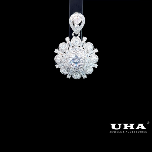 M1752 Mặt và dây chuyền nữ đính đá CZ sáng lấp lánh UHA