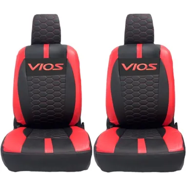 🔥New Arrival🔥 ลายLambo รุ่น VIOS 2007-2012 & All-New 2013-2020 ชุดหุ้มเบาะแบบสวมทับ ตัดตรงรุ่น วัสดุกึ่งสังเคราะห์เกรด A+ ดีไซน์สปอร์ต เข้ารูป กระชับ (FD CARCOVER)