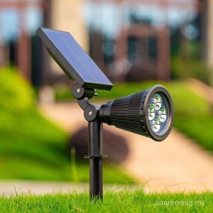 YESQ LED Lawn Lamp Outdoor Solar Landscape Lights Auto Light Garden Pathway Colorful Lights Waterproof Lawn Lamps for Yard Lawn Swimming Pool Suitable for courtyards gardens lawns parks