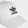 adidas Lifestyle TREFOIL BASEBALL CAP Unisex White FJ2544. 