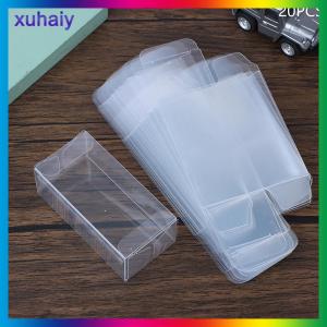 xuhaiy กล่องโชว์ของเล่นรถยนต์โมเดล20ชิ้นสำหรับ1:64กล่องเก็บของ PVC ใสเคสใสตกแต่งงานปาร์ตี้กล่องใส