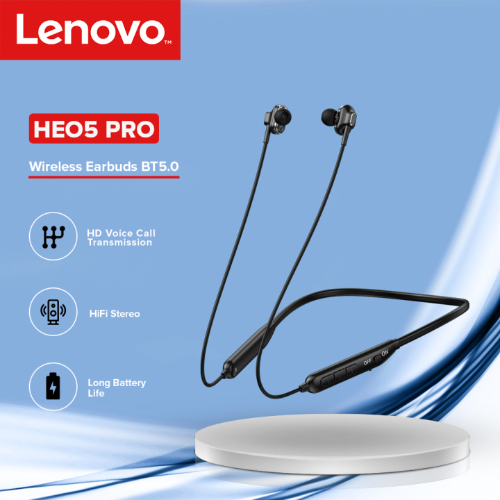 Lenovo Thinkplus HE05 Pro Neck Hanging Sports Earphones Wireless