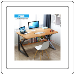 【JJ HOME】K-Frame Computer Desk | Study Table with Storage Shelf