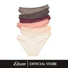 Etam Pack of 3 Plain Hipster Panties - Panty 3 pcs for Women