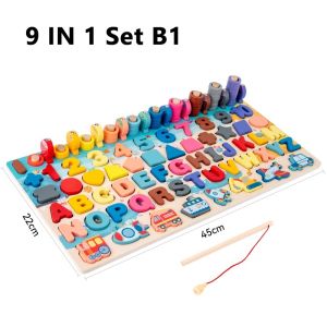 Montessori Building For Early Learning Toys For 3D Blocks For Kids kids Number Board Toys