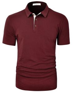 Men Cotton Polo Shirts Slim Fit Soft Short Sleeve Casual Golf T-Shirts for Men Breathable Confortable