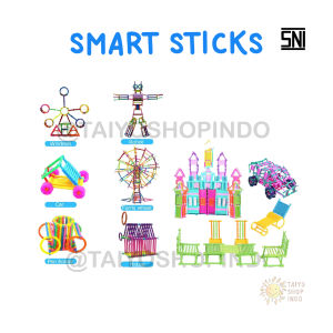 TAIYO Mainan Anak DIY Smart Sticks 350 Gram Edukasi Stik Puzzle Kreatif