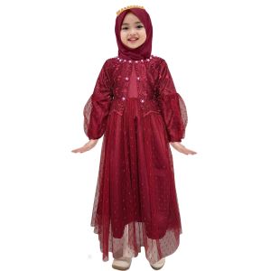 gamis anak terbaru 2024 Luna 2-11thn  gamis anak perempuan 3 4 tahun  gaun anak perempuan