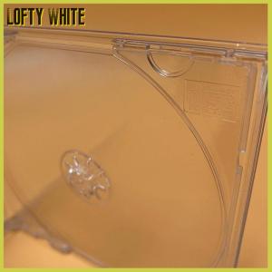 Lofty White 1ชิ้น readstar พลาสติกใสแบบชิ้นเดียวเคสซีดีกล่องซีดีดีวีดีแบบหนากล่องดิสก์