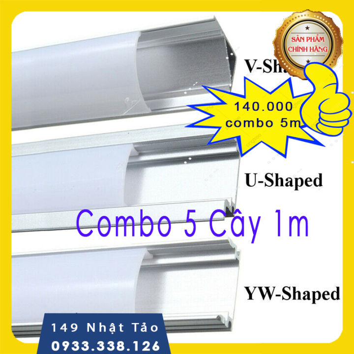 Thanh Nhôm Định Hình Led cao cấp chuyên dùng cho Led Dây Dán và Nguồn ...