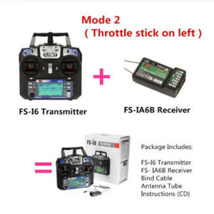 Flysky FS-i6 2.4G 6ch RC Transmitter Controller for RC Helicopter Plane Quadcopter Glider