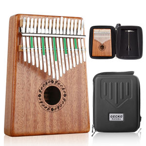 GECKO Kalimba 17 -key thumb piano with waterproof protective box portable child adult gift K17M