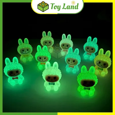 [Set 5 Túi] Túi Mù Labubu Dạ Quang Phát Sáng Size To 4.5cm Giá Rẻ Nhân Phẩm Quà Tặng Học Sinh Charm