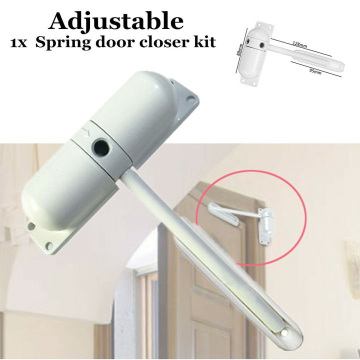 Adjustable Surface Mounted Automatic Door Door Closer Spring Loaded for ...