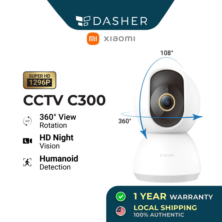 Global Version] Xiaomi Mijia C300 CCTV Surveillance Camera Mi Home
