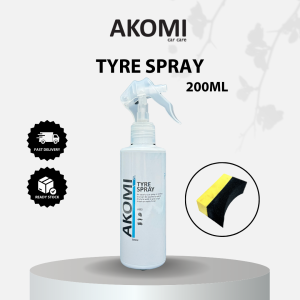 AKOMI Tyre Spray 200ml Tayar Matte Shinning