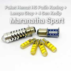 [PROMO] PAKET LAMPU 4 ITEM LAMPU SEN JELLY KEDIP PLIS LAMPU STOP 30 MATA PLUS LAMPU DEPAN LASER H6
