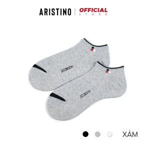 Tất Vớ nam ARISTINO Bizmen trơn cổ ngắn cotton mềm thoáng khí thấm hút mồ hôi tốt chống hôi chân - CSP05