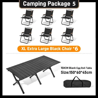 WTHB OUTDOOR Folding Table Aluminum Portable Foldable Camping Picnic 120cm