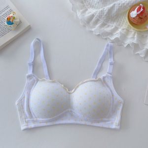 Áo ngực nữ không gọng - Áo lót mút mỏng thông khí nữ sinh chấm bi mềm mịn xinh xắn Shop68 A361