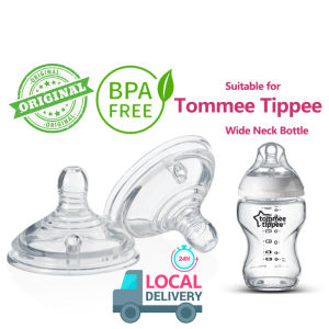 Puting Teat for Tommee Tippee 60mm Wide Neck Baby Silicone Nipple Closer to Nature Teats Lembut Feeding DaQueen