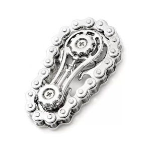 จัดส่งใน24ซม.fidget spinner ไจโรสโคป ของเล่นนิ้วมือ บรรเทาความเครียด สำหรับของเล่นเด็ก โลหะจักรยานโซ่