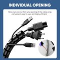 🇸🇬 10/28mm Cable Wrap Tube Cord Protector  Management Installer Clip  Cable Holder Organizer  spiral cable wrap. 