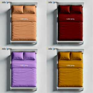 Sprei 120x200x10 120x200x20 No 3 Seprai Sudut Karet Polos Aesthetic