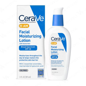 CeraVe AM | PM Facial Moisturizing Lotion Daily Lightweight Repair Sensitive Skin Hyaluronic Acid Niacinamide 89ml