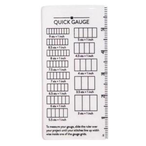 Precisions Knitting Gauge Measuring Ruler Durable Plastic Grids Tool For Sewing Crochet Projects And Yarn Crafts