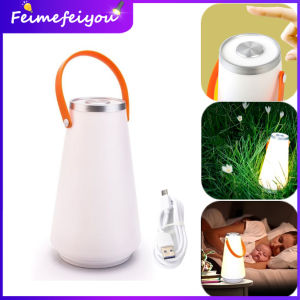 night lights lantern lamp USB rechargeable portable led lamp outdoor lights touch stepless dimming camping warm light emergency house light with hooker for living room bedroom