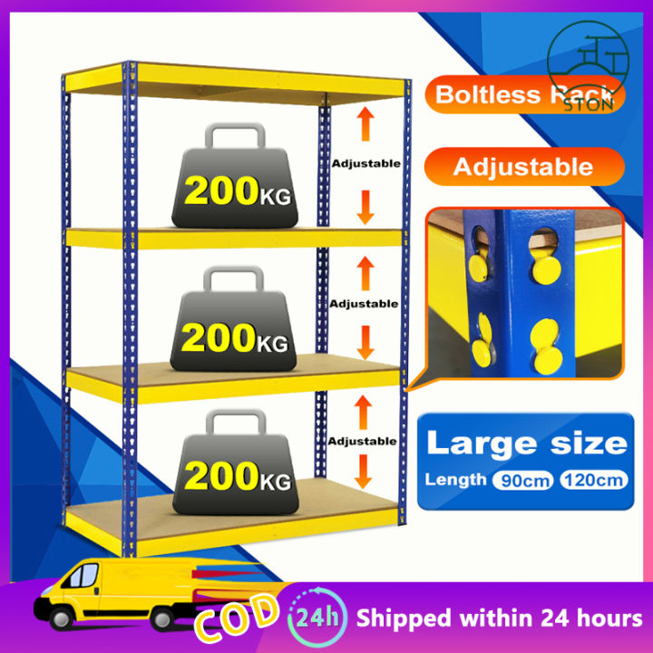 【Adjustable】4/5 Tier Heavy Duty Metal Boltless Rack kitchen Store