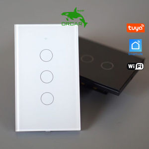 Công tắc cảm ứng điều khiển qua Wifi hình chữ nhật (Tuya Smart)