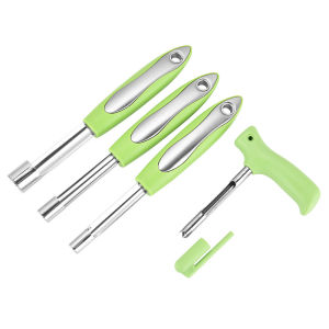 ที่จับแบบมนุษย์ แกนกลาง เครื่องกําจัดเมล็ดผลไม้ ฮอว์ธอร์นขนาดเล็ก อินทผาลัมแดงเล็กๆ การดําเนินงานที่ปลอดภัยและถูกสุขลักษณะ วัสดุที่เป็นมิตรต่อสิ่งแวดล้อม เครื่องมือถอนแกนผลไม้