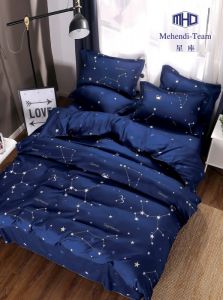 Cadar Super Single Kartun  5 in 1 Fitted Cartoon Bedsheet With Comforter Set