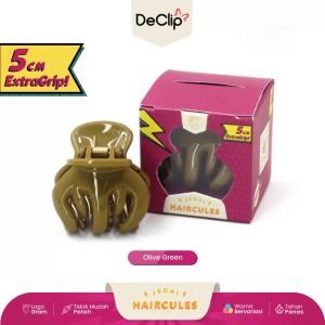 Jedai Haircules Declip Original Gigi 5 ukuran 5cm Warna Olive Green