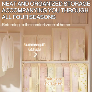 Organizer Bag Multifunction Compartmentalized Storage Bag Durability Practicality Zipper Four-piece Set