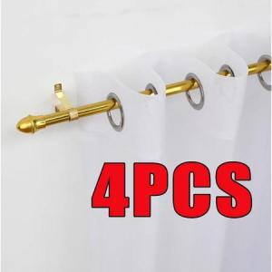 【Buy 1 Take 1】6PCS Curtain Rod Extendable with Screws and ckets/Adjustable Curtain Rod Free Shipping COD