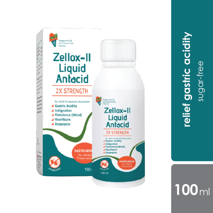 ZELLOX II LIQUID ANTACID (SUGAR FREE) 100ML Lazada ZELLOX II LIQUID ANTACID (SUGAR FREE) 100ML Lazada