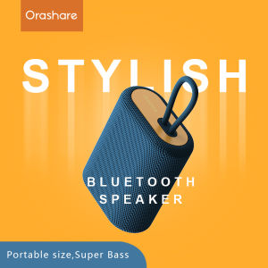 Orashare BS01 Wireless Bluetooth Speaker Outdoor Portable TWS Speaker Stylish Subwoofer Bluetooth Speaker Wire-Free Music & Calls 360-Degree Stereo Pro Sound Bluetooth Speaker Super Bass Support Bluetooth 5.1