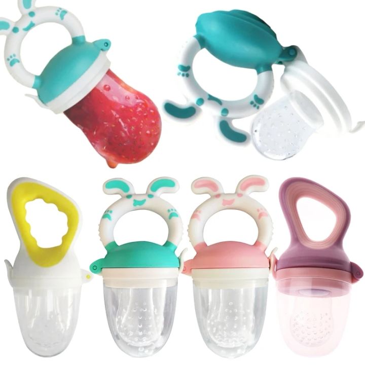 Baby Fruit feeder soft silicone fruit pacifier nipple Lazada PH